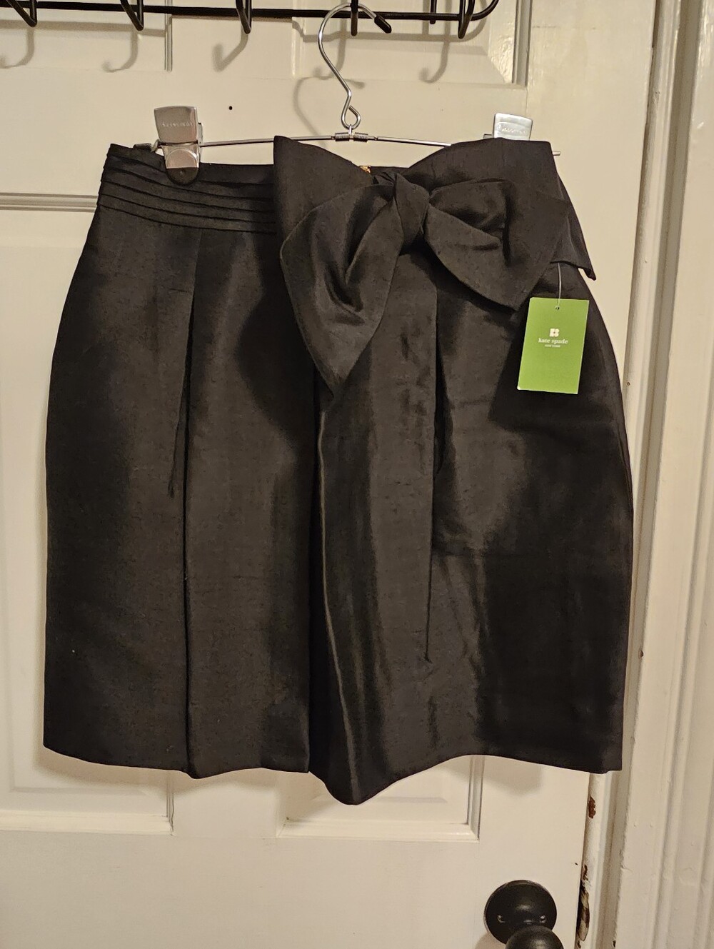 Kate Spade Silk Black Cocktail Skirt